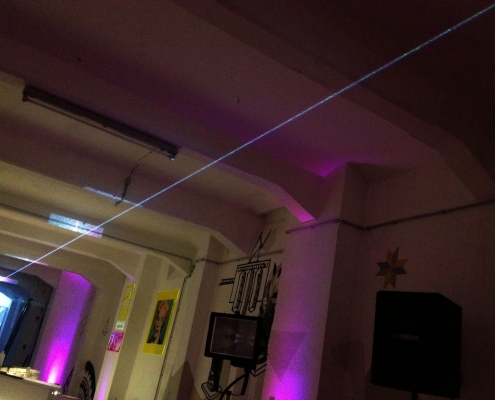 lichterloh | XYZ <br> <h6>laser installations</h6> Z NENI ART COLLECTIVE