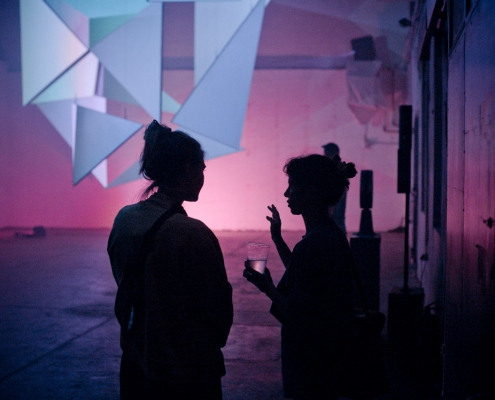 lichterloh | ANNA.ZWEI <br> <h6>anamorphic sculpture Foto by Claudio Farkasch 6