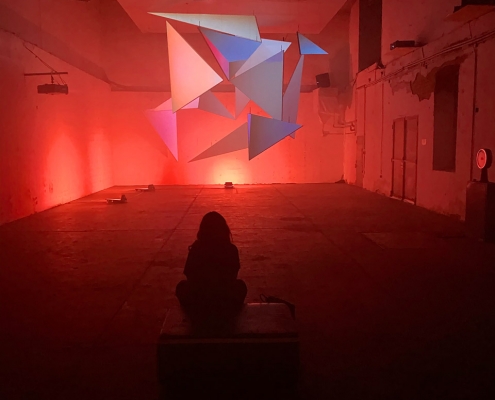 lichterloh | ANNA.ZWEI <br> <h6>anamorphic sculpture Foto by lichterlohTV 36