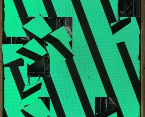 BREAKUP LED sculpture lichterloh