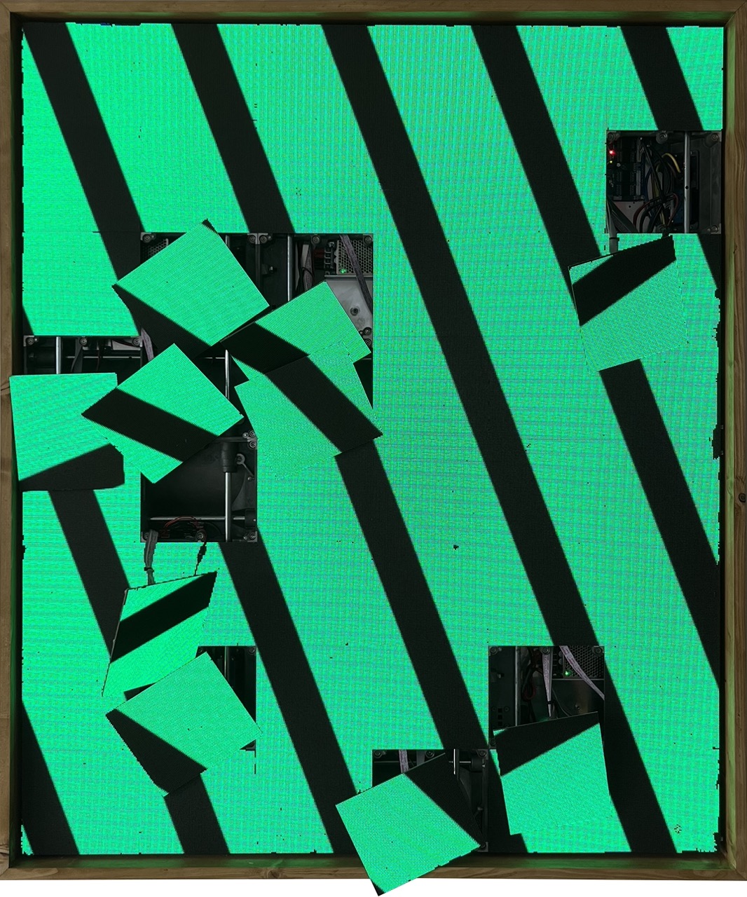 BREAKUP LED sculpture lichterloh