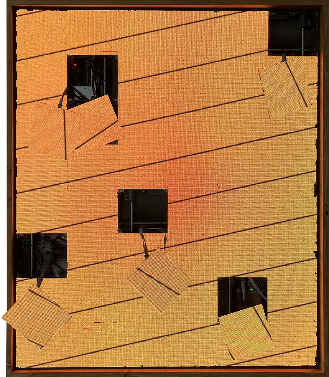 BREAKUP LED sculpture lichterloh