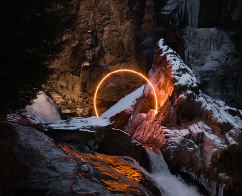 Eclipse Bad Gastein (C) Marktl Photography, TVB Bad Gastein-8 lichterloh | ECLIPSE <br> <h6>public art installation</h6> Eclipse Bad Gastein C Marktl Photography TVB Bad Gastein 8